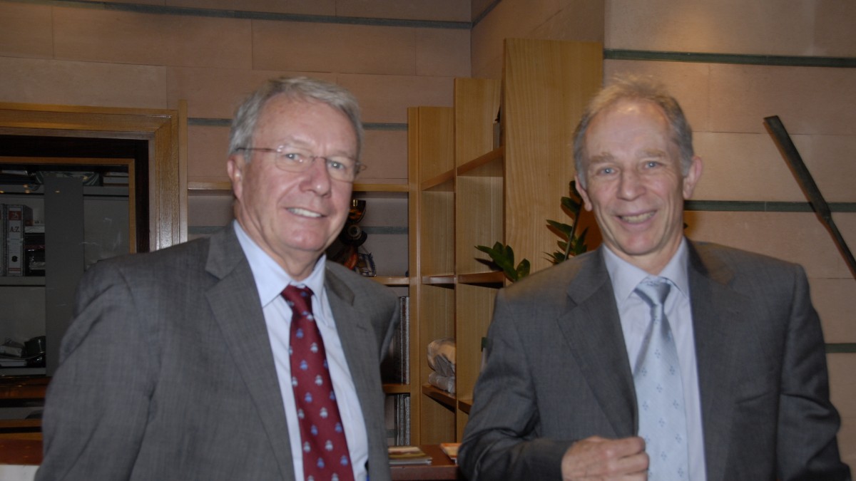 Urs Ziswiler, Suitzako enbaxaria eta Markus Schaub, Suitzako Bilboko kontsularen bisita
