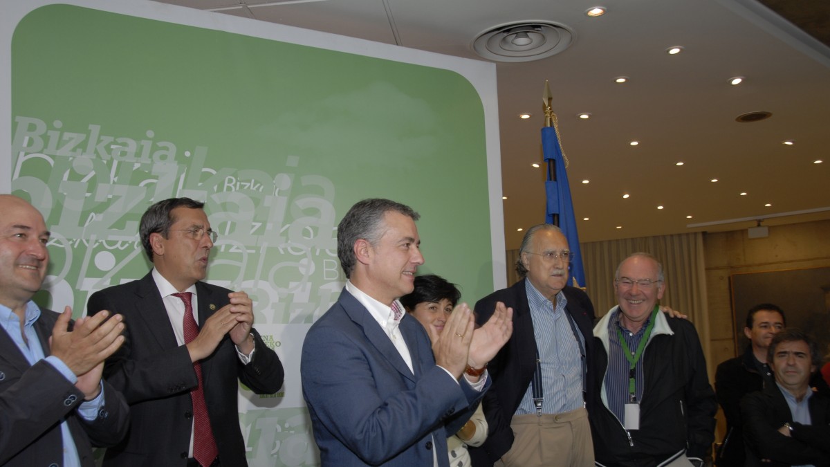 Noche electoral en Sabin Etxea