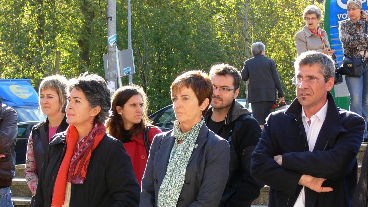 Arantxa Tapia, Joseba Agirretxea y Lorea Leanizbarrutia en Ordizia