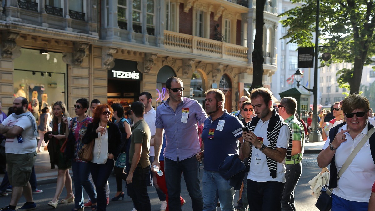Cargos de EAJ-PNV en la manifestación del  Día internacional del colectivo LGTB