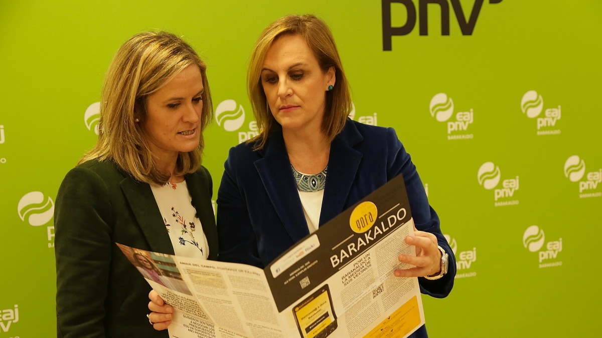 EAJ-PNV pone en marcha la campaña “15 motivos para el 15: 2015 es la meta, Gora Barakaldo”e