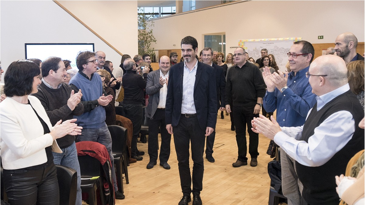 Presentación de la candidatura al ayto de Donostia 2015 Eneko Goia