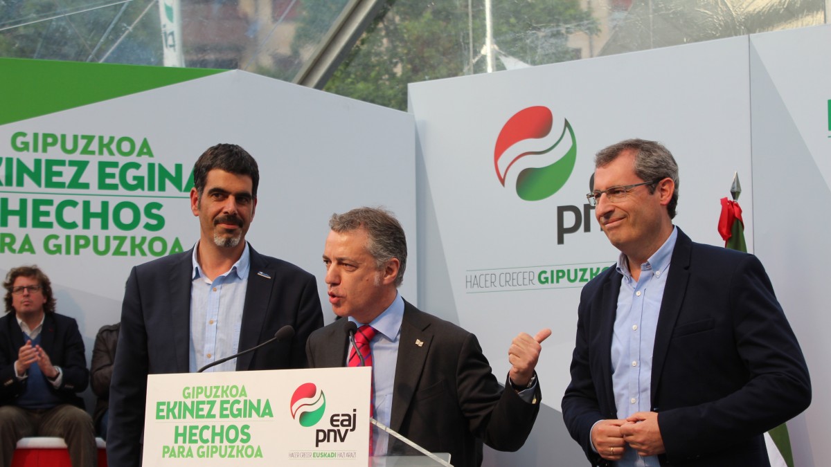 Mitin Donostia - Eneko Goia, Markel Olano, Iñigo Urkullu, Andoni Ortuzar