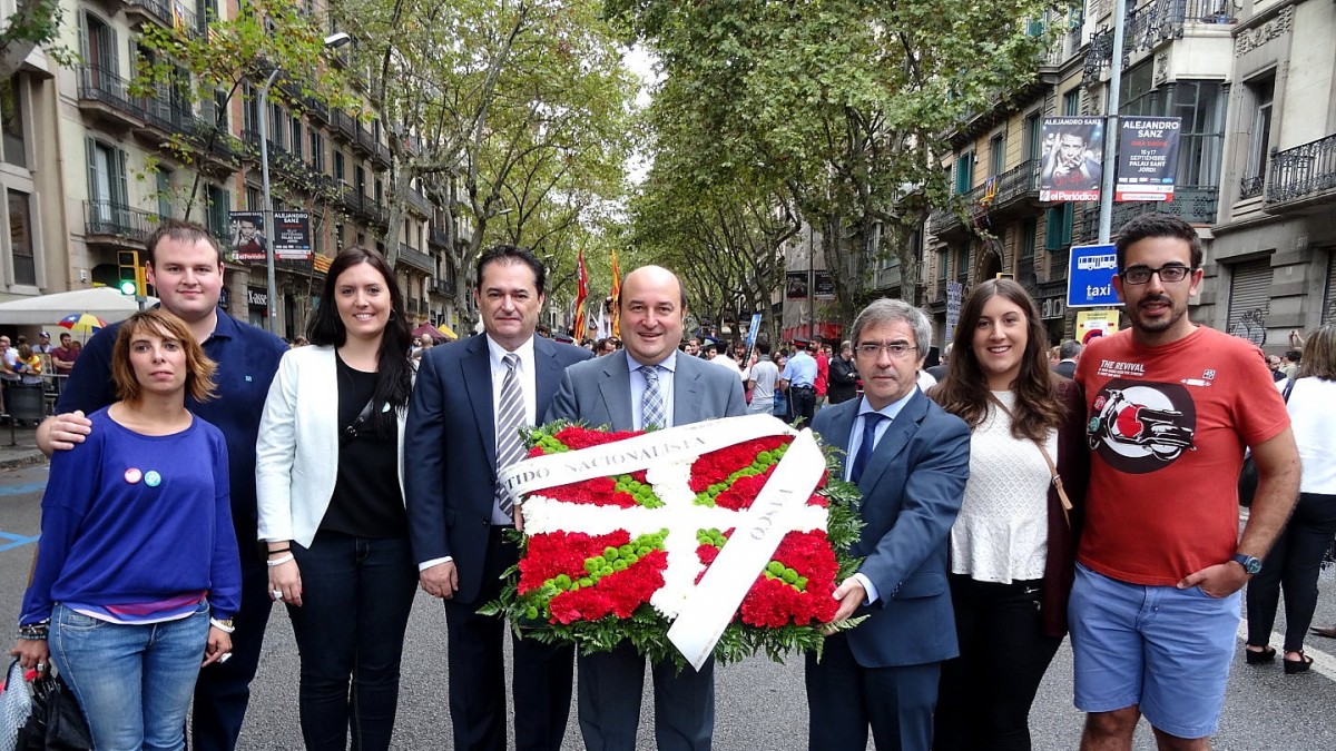 EAJ-PNV eta Euzko Gaztediren ordezkaritza aurtengo Diadan
