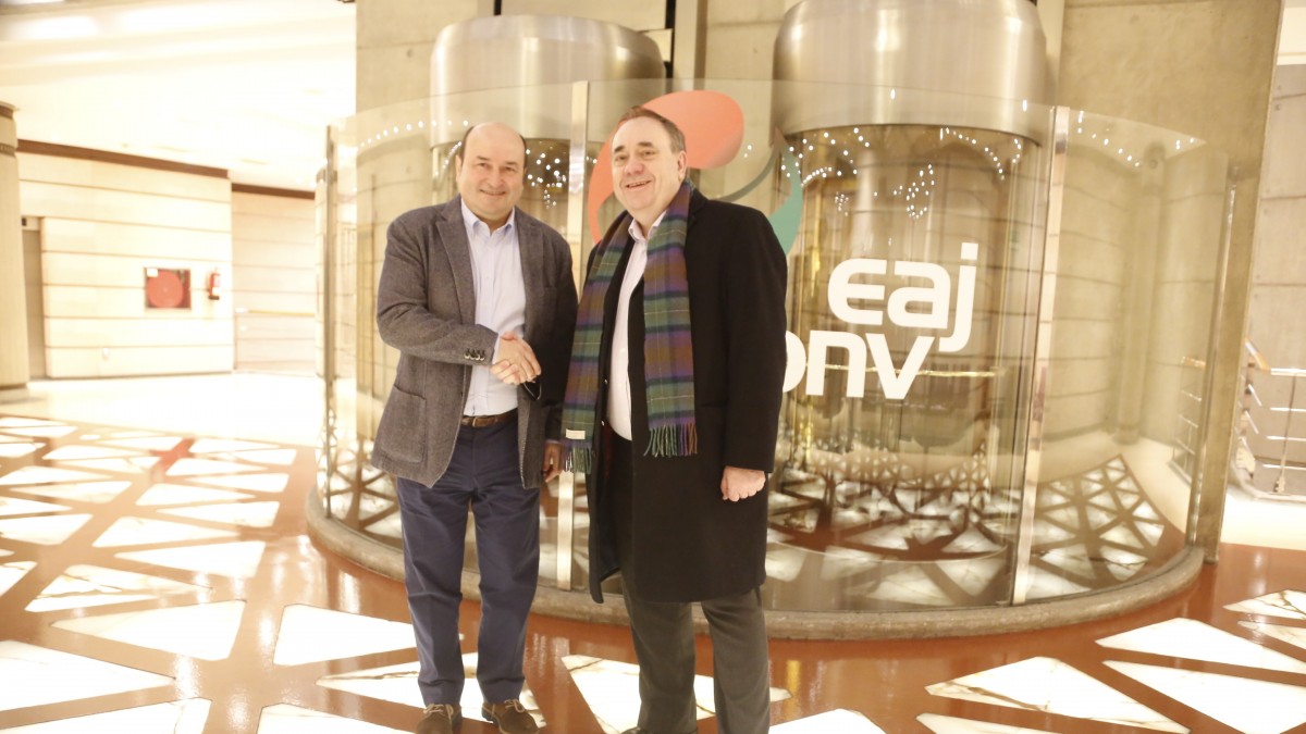 Bilera Andoni Ortuzar eta Alex Salmond