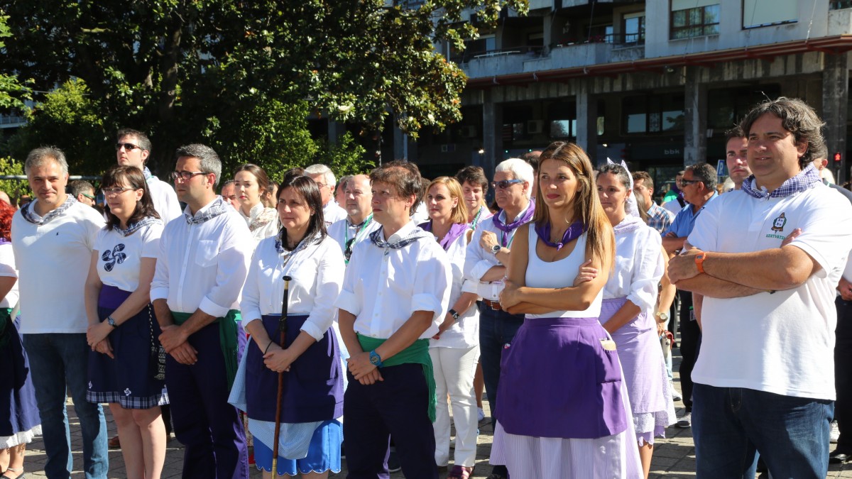 Itxaso Atutxa Santurtziko El Carmen egunean