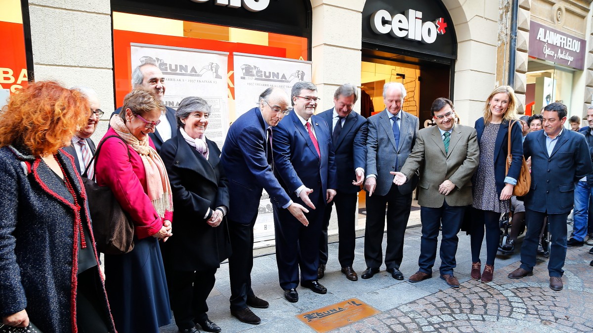 EAJ PNV en el 80 aniversario del periódico Eguna