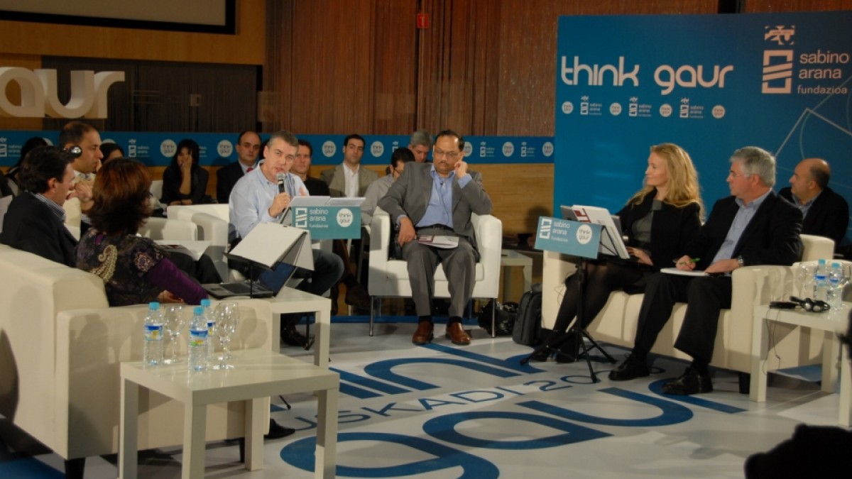 Los ponentes del encuentro sobre diálogos de innovación, cambio social y liderazgo 