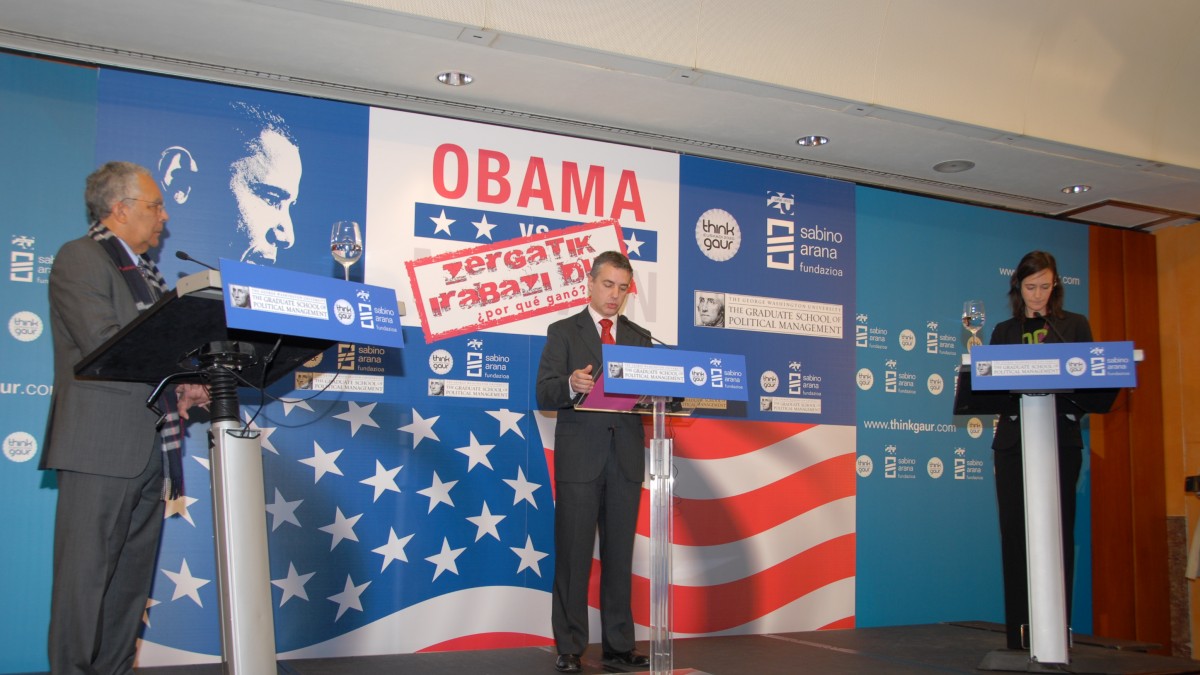 Intervención de  Iñigo Urkullu en la rueda de prensa sobre el éxito de Obama 