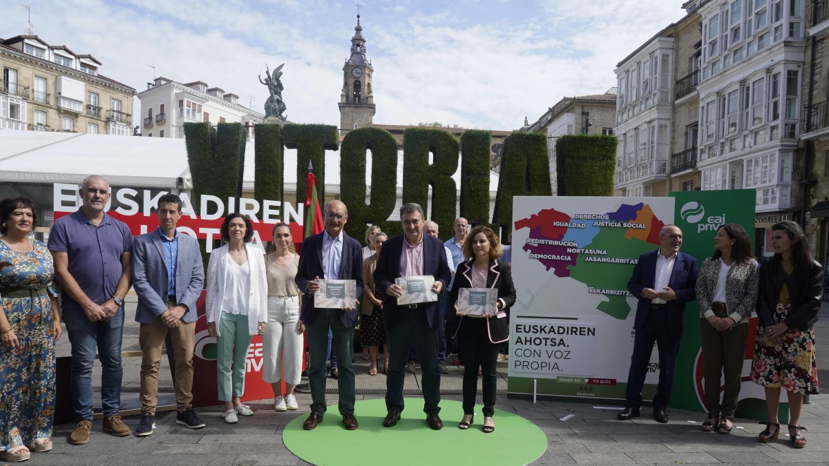 Aitor Esteban - Hauteskunde Egitasmoaren aurkezpena