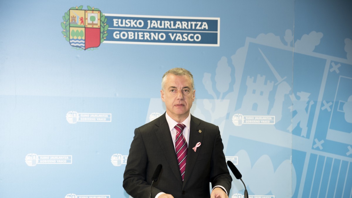 Declaración del Lehendakari Urkullu dirigida al Gobierno español