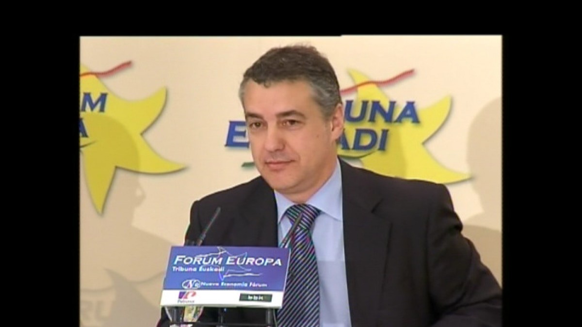 Iñigo Urkulluren hitzaldia Nueva Economía Forum-en