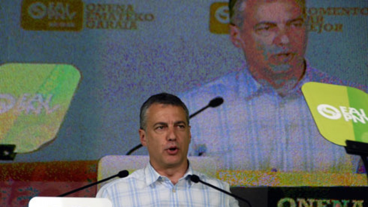 Iñigo Urkullu Getxoko mitinean