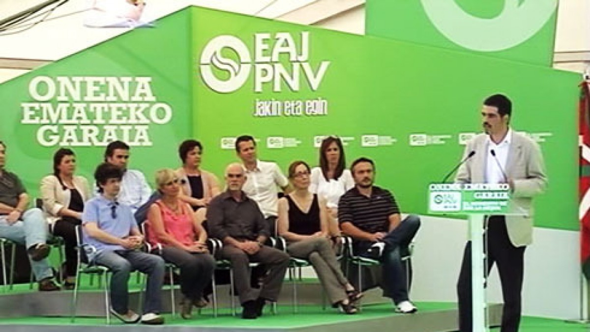 Acto en Donostia (Plaza Trinidad): Eneko Goia