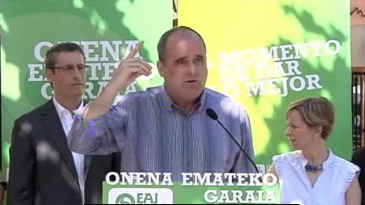 Acto en Renteria: Joseba Egibar