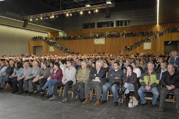 Presentación de candidatos por Bizkaia a las elecciones Municipales y Forales 2011
