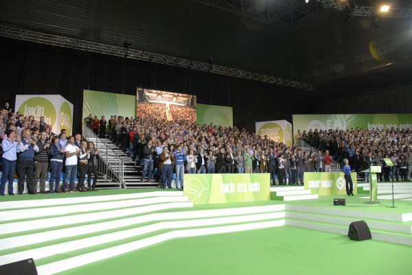 Presentación de candidatos por Bizkaia a las elecciones Municipales y Forales 2011