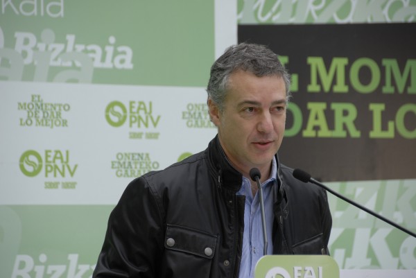Iñigo Urkullu en el acto de Maruri Jatabe