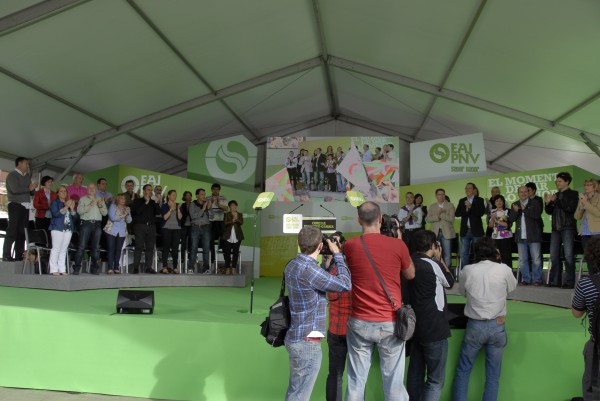 Mitin en Getxo