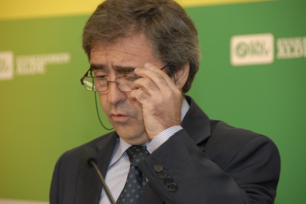 Joseba Aurrekoetxea y Josu Erkoreka Presentación campaña elecciones generales 2011