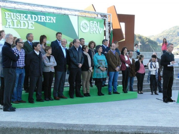 Presentación de la candidatura de EAJ-PNV a Gipuzkoa a las elecciones Generales del 20N