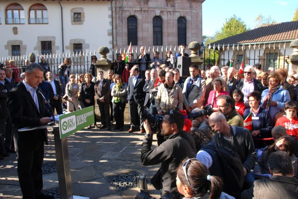 Acto en Gernika-Lumo - Euskadi, Nación Europea