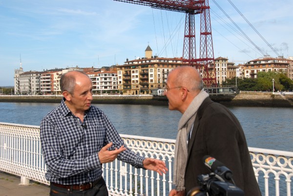 Josu Erkoreka con la televisión pública turca