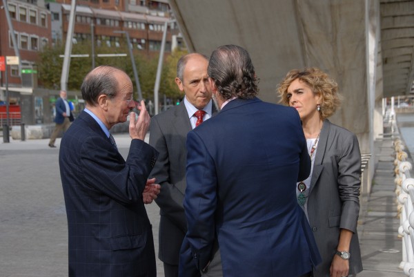 Josu Erkoreka, Aitor Esteban eta Pedro Azpiazu Bilboko udal taldearekin