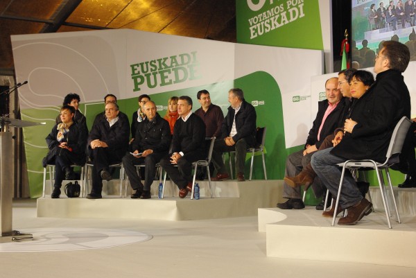 Josu Erkoreka e Iñigo Urkullu - Acto Getxo