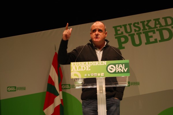 Arantxa Tapia, Josu Erkoreka, Emilio Olabarria, Joseba Egibar eta Iñigo  Urkullu Donostian