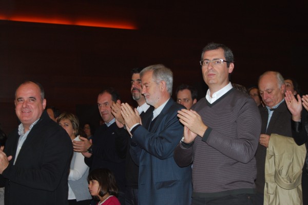Arantxa Tapia, Josu Erkoreka, Emilio Olabarria, Joseba Egibar eta Iñigo  Urkullu Donostian