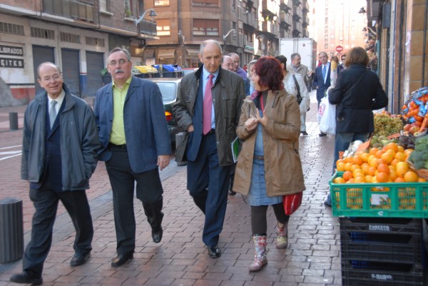Josu Erkoreka y resto candidaturas Congreso y Senado. Edificio Lantegi Batuak