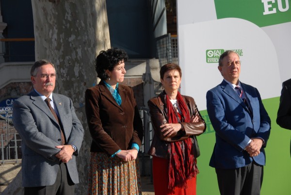 Josu Erkoreka y resto candidatura sobre transferencia a Euskadi de las pensiones