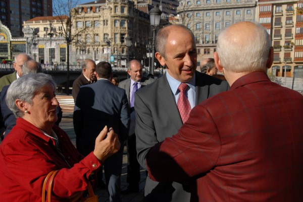 Josu Erkoreka y resto candidatura sobre transferencia a Euskadi de las pensiones