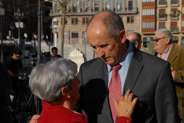Josu Erkoreka y resto candidatura sobre transferencia a Euskadi de las pensiones