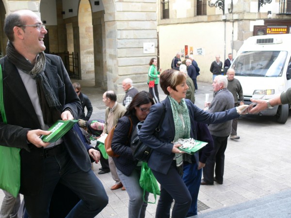 Arantxa Tapia, Joseba Agirretxea y Lorea Leanizbarrutia en Ordizia
