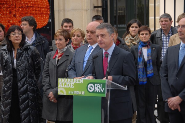 Urkullu: “EAJ-PNV tiene un proyecto que ha modernizado este País durante 34 años”