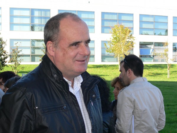 Arantxa Tapia, Joseba Egibar e Iñigo Urkullu en Miramon
