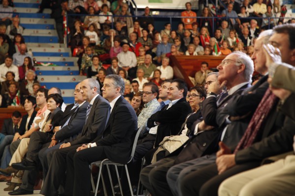 Acto de cierre de campaña en 