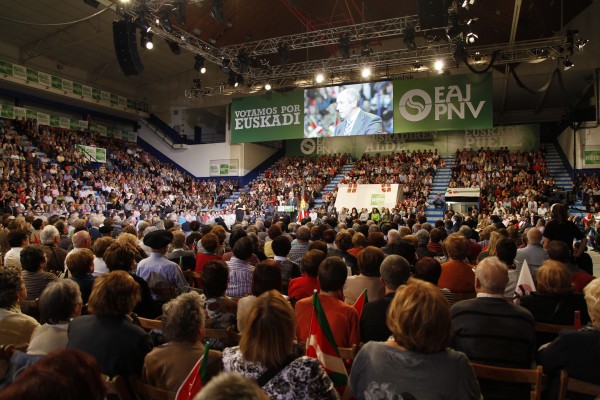 Acto de cierre de campaña en 
