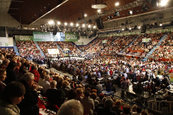 Acto de cierre de campaña en 