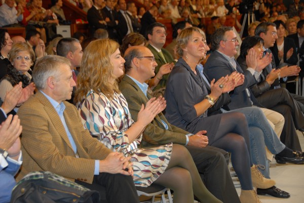 Iñigo Urkullu, Josu Erkoreka, Arantxa Tapia eta Emilio Olabarria. Bilboko 