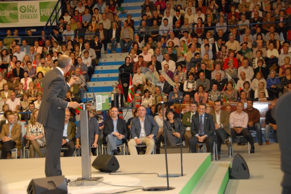 Iñigo Urkullu, Josu Erkoreka, Arantxa Tapia eta Emilio Olabarria. Bilboko 