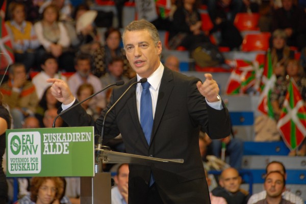 Iñigo Urkullu, Josu Erkoreka, Arantxa Tapia eta Emilio Olabarria. Bilboko 