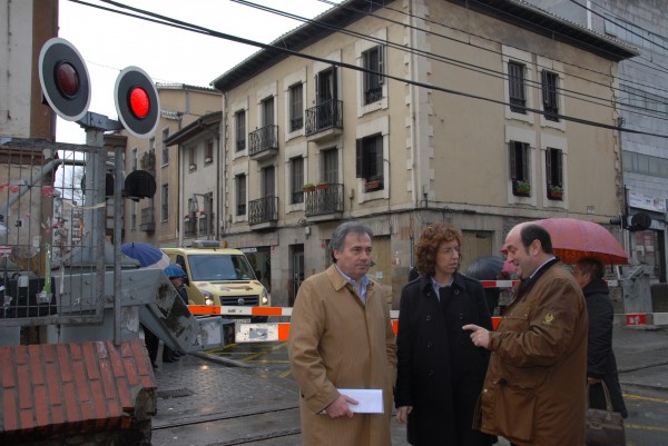 Arieta-Araunabeña, Irigoras y Ortuzar sobre el soterramiento del tren en Durango