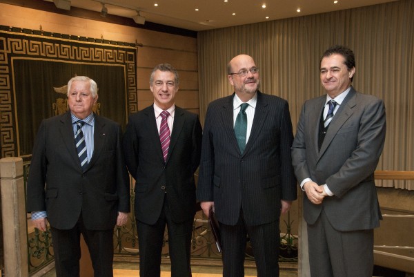 Iñigo Urkullu, Rudolf Lennkh, Iñaki Goikoetxeta eta Hermann Diez, Austriako Kontsula Bilbon