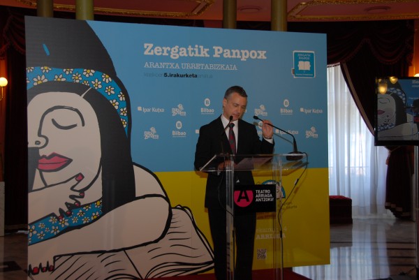 Iñigo Urkullu en la lectura de Zergaitik Panpox