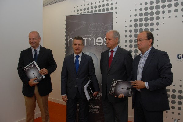 Iñigo Urkullu en la presentación de Hermes