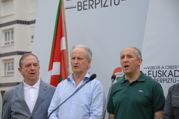 Andoni Ortuzar Bakioko Alderdikide egunean 