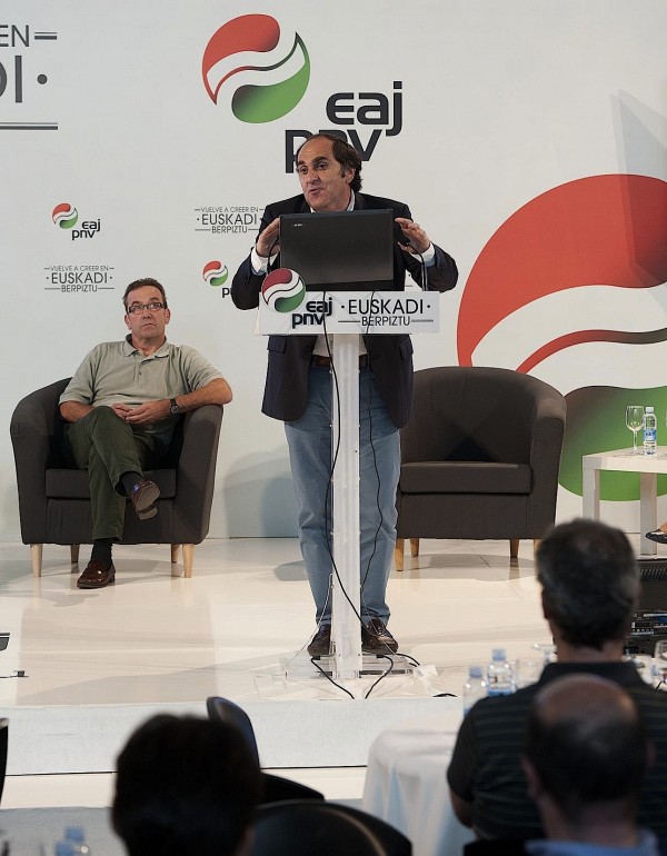 Iñigo Urkullu en la jornada sobre el Buen Gobierno. Donostia